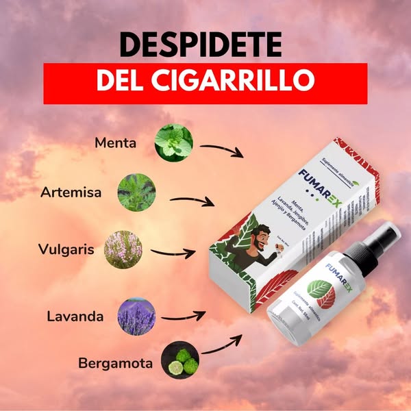 FUMAREX®-Spray Libre de Tabaco-OFERTA DEL ÚLTIMO DÍA 75% DE DESCUENTO