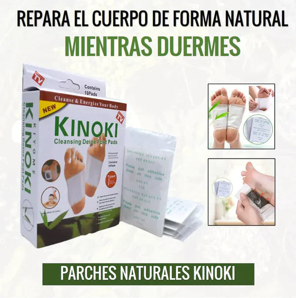 PARCHES KINOKI PARA DESINTOXICAR
