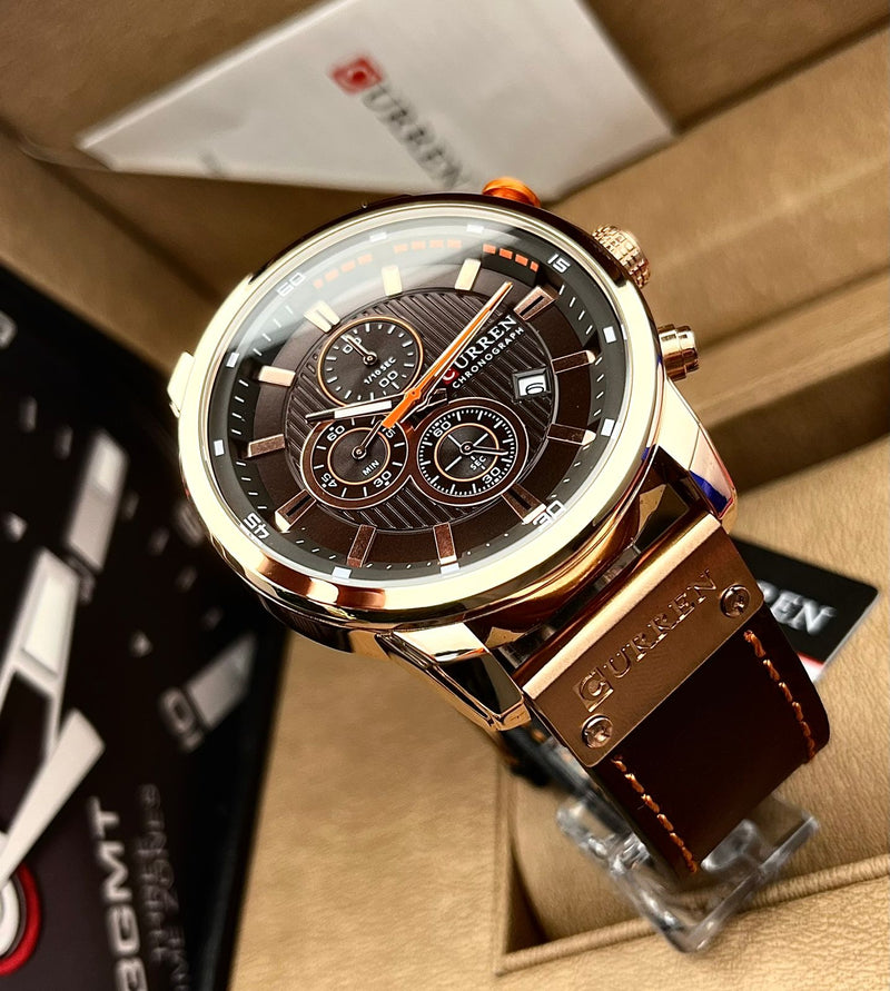 RELOJ CURREN 8291 CAFÉ