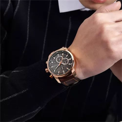 RELOJ CURREN 8291 CAFÉ